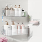 Nieifi Adhesive Wall Shelf, Shower Shelves, Shower Organizer by Nieifi