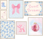 Habseligkeit Pink Posters for Room Aesthetic, Cute Wall Art Prints, Wall Decor by Habseligkeit