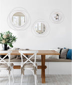 Wall Mirror Modern Metal Frame Arts Circle Mirror - Image 6