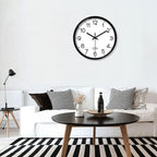 XFM Large Wall Clock Black Silent Wall Clocks Battery Operated 16 Inch Modern - Image 2