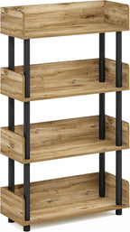 Furinno TURN-N-TUBE 4-Tier Display Shelf, Storage Shelves, Book Shelf, Open - Image 5