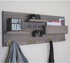 Homanu 14 Pack Coat Hooks, Heavy Duty Double Prong Coat Hooks Wall Mounted - Image 7