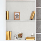 CHIHUT 15.7''x236'' Shimmer Pearl White Glitter Wallpaper Stick and Peel - Image 7