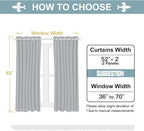 ChrisDowa Grommet Room Darkening Curtains - Image 5
