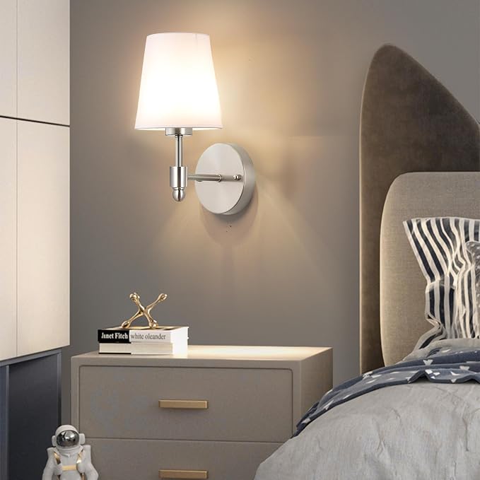 Battery Operated Wall Sconces Set Of 2, Wireless Battery Wall Light - Image 8