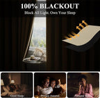 RYB HOME Extra Wide Blackout Curtain - Image 3