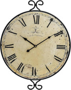 30 Inch Wall Clock for Living Room, Extra Large Farmhouse Wall Clock, Wrought - Image 9