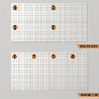 PBHEPJ 4 Pcs Metal Pegboard Panels, Heavy Duty Peg Boards - Image 4
