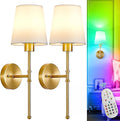 Depuley Battery Operated Wall Sconce: Set of 2 19.99" Wireless Wall Lights by Depuley