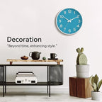 Roymnie Wall Clock, 10 Inch Silent Wall Clocks Battery Operated-Modern Non - Image 5