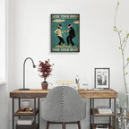 Framed Art Vintage Classic Movie Fiction posters - Image 5