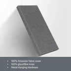 UMIACOUSTICS 2 PCS Acoustic Panel, 47.2" x 23.6" Fiberglass Sound Proof Wall - Image 6