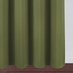 LEMOMO Oilve Green Blackout Curtains 38 x 54 Inch Length/Set of 2 Curtain - Image 9
