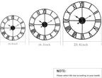 LEIKE 24" Modern Large Wall Clocks, Silent Non Ticking, Battery Operated - Image 3