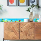 HOMETITUTE Wallpaper Border 4x196 Inch Peel and Stick Wall Border Wallpaper - Image 8