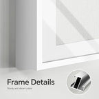 Framed Coastal Beach Wall Art for Living Room, 4 Piece Ocean Wave Palm Tree - Image 6