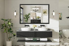 Briivue 60x40 Inch Black Bathroom Mirror - Image 3