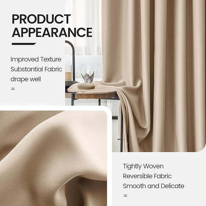 Ceiling Pinch Pleated Blackout Curtains & Drapes - Image 4