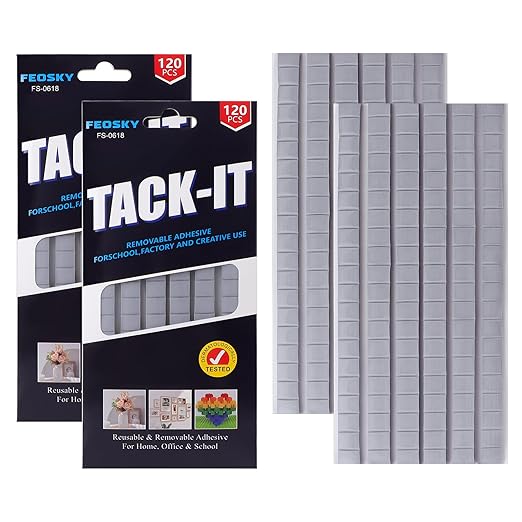 Feosky Adhesive Poster Sticky Tack Putty, Reusable and Removable Adhesive Putty by Feosky
