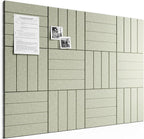 Bumusty Large Cork Board Alternative-48 x 36" Felt Bulletin Board Tiles by BUMUSTY