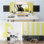22 Pack Acoustic Panels with Self-Adhesive, Sound Panels High Density, - Image 4
