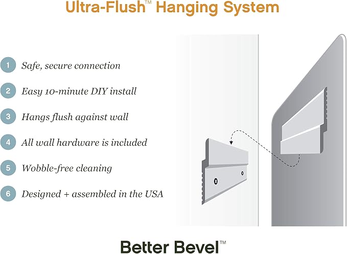 Better Bevel Frameless Square Mirror - Image 4