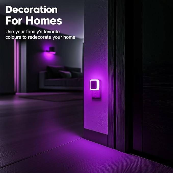 Sujeet Night Light, Night Lights Plug into Wall 4-Pack, Dusk to Dawn Night Lamp - Image 4