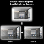 LOAAO 48X36 LED Bathroom Mirror - Image 7