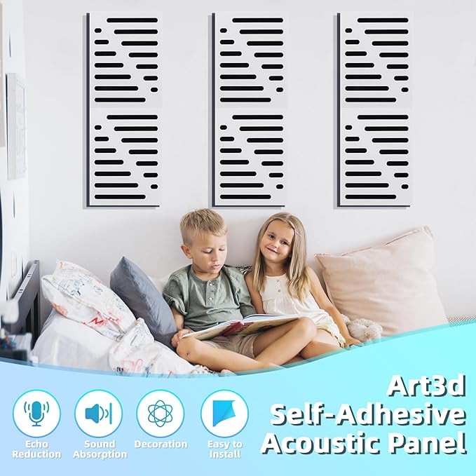 Art3d 6-Pack Self-Adhesive Soundproof Acoustic Panels - Image 5