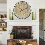 EMAX HOME 24 Inch Large Farmhouse Wall Clock by EMAXHOME