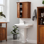 ChooChoo Bathroom Wall Cabinet, Over The Toilet Space Saver Storage Cabinet - Image 3