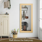 Syndra Modern Full Length Mirror Wood Frame, 56x20'' Large Floor Mirror - Image 2