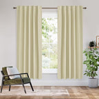 RYB HOME Bedroom Blackout Curtains 63 inches Long, 100% Blackout Thermal by RYBHOME