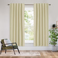 RYB HOME Bedroom Blackout Curtains 72 inches Long, 100% Blackout Thermal by RYBHOME