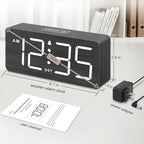 DreamSky Wooden Digital Alarm Clock - Image 6