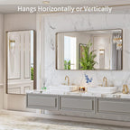 LOAAO 55”X30” Bronze Bathroom Mirrors - Image 4