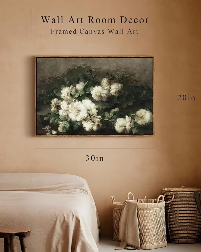 InSimSea Framed Canvas Wall Art, Vintage & Modern Farmhouse Decor, Large Wall - Image 4