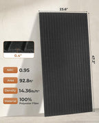 SODOCT 12 Pack Large Acoustic Panels, 47.2" X 23.6" X 0.4" Sound Proof Panels - Image 2