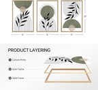 Framed Boho Sage Green Wall Art - Image 9