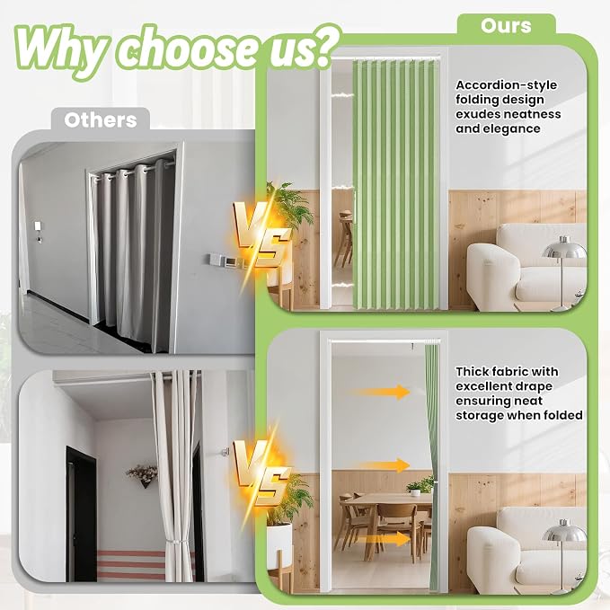 AJAZZ Blackout Accordion Doors - Image 2