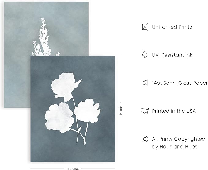 HAUS AND HUES Floral Wall Art - Image 2