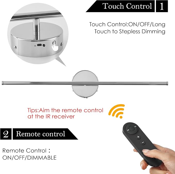 KARTOOSH Battery Operated Wall Sconces - Image 4