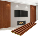8-Pack WPC Wall Panels 118’’ x 6.1’’ 3D Slat Wall Panel Acoustic Wall Paneling - Image 7