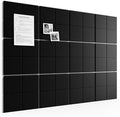 Bumusty Large Felt Bulletin Board, 30 Push Pins, 70 Adhesive Tabs by BUMUSTY