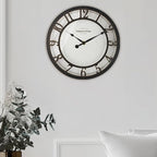 Presentime & Co 10" Farmhouse Series Wall Clock, Vintage Style, Retro Clock - Image 8