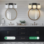 PARTPHONER Bathroom Light Fixtures, Bathroom Lighting Fixtures Over Mirror - Image 5