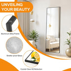 Mirror Full Length, Upgraded 16"x59" Body Wall Mirrors - Image 5
