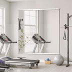 TRAHOME Home Gym Mirror for Wall, Glass Frameless Body Large Mirror for Home Gym - Image 2