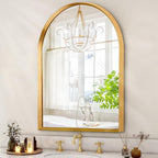 Arched Wall Mirror, Arch Bathroom Mirror, by HLFMVWE