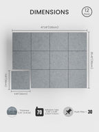 Bumusty Large Cork Board 48" x 36" Alternative - Image 2